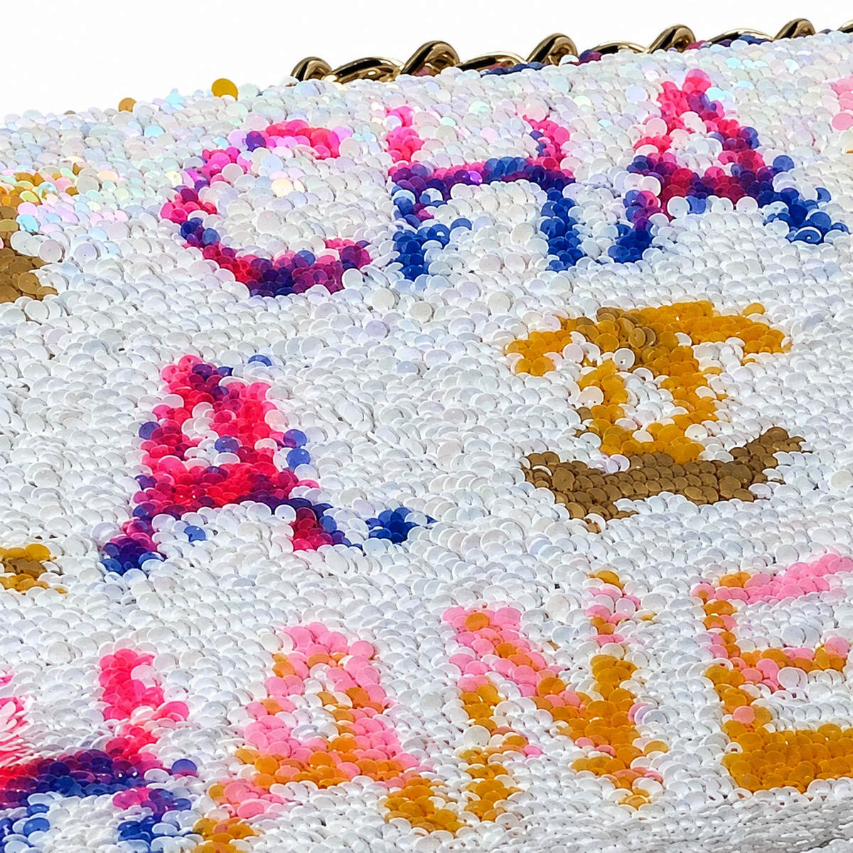 Chanel Coco Disco Paris Embroidered Tweed Flap Bag with Camellia Charm