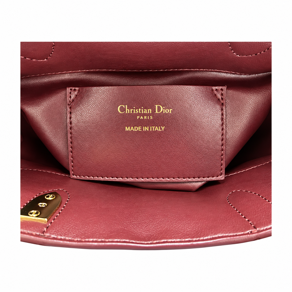 Dior Quilted Cannage Mini Doctor Bag with Top Handle and Removable Strap