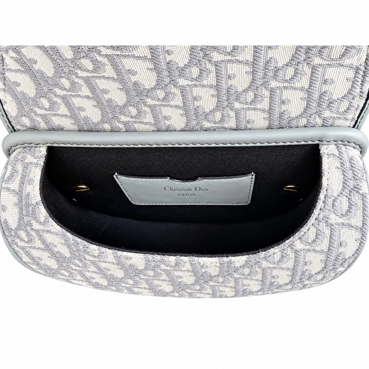 Dior Grey Oblique Jacquard Bobby Bag