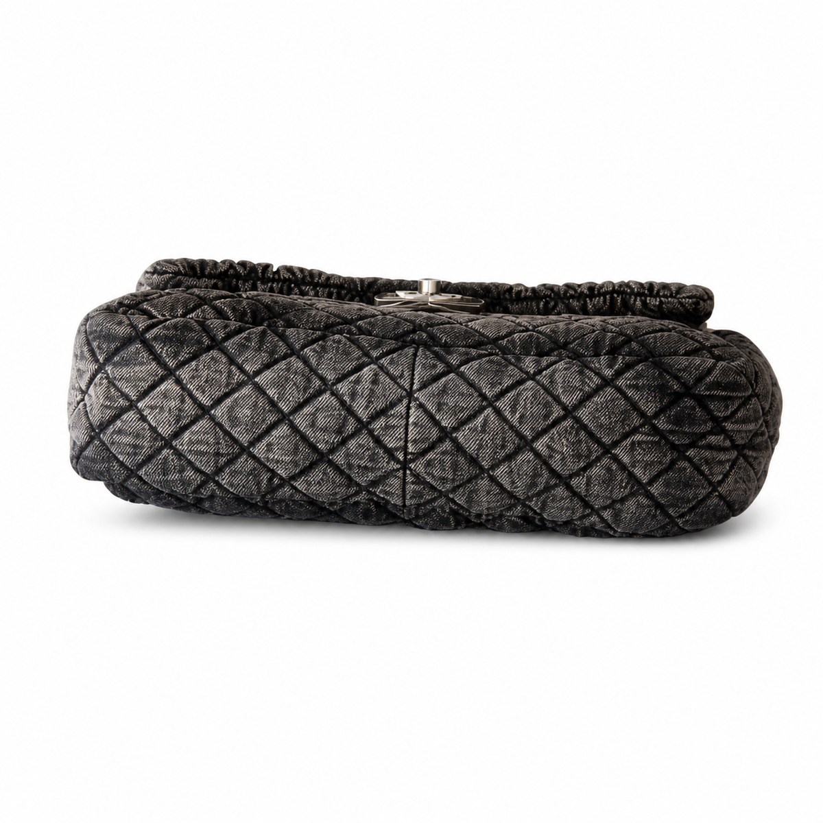 Chanel Charcoal Quilted Flap Bag
