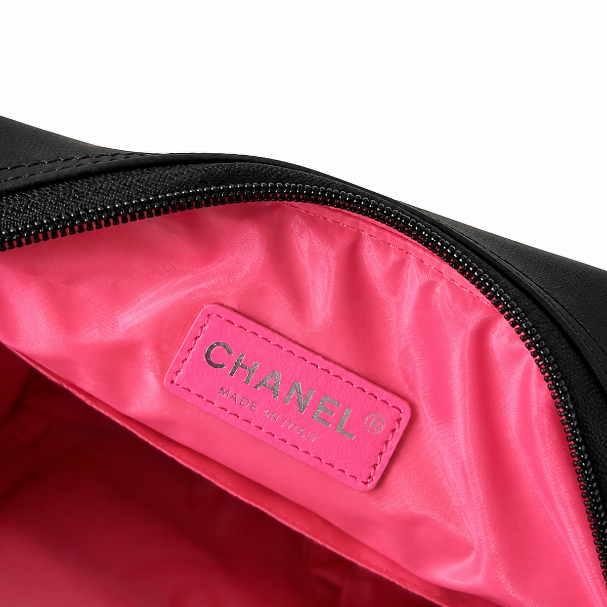 Chanel Black Quilted Logo Bag