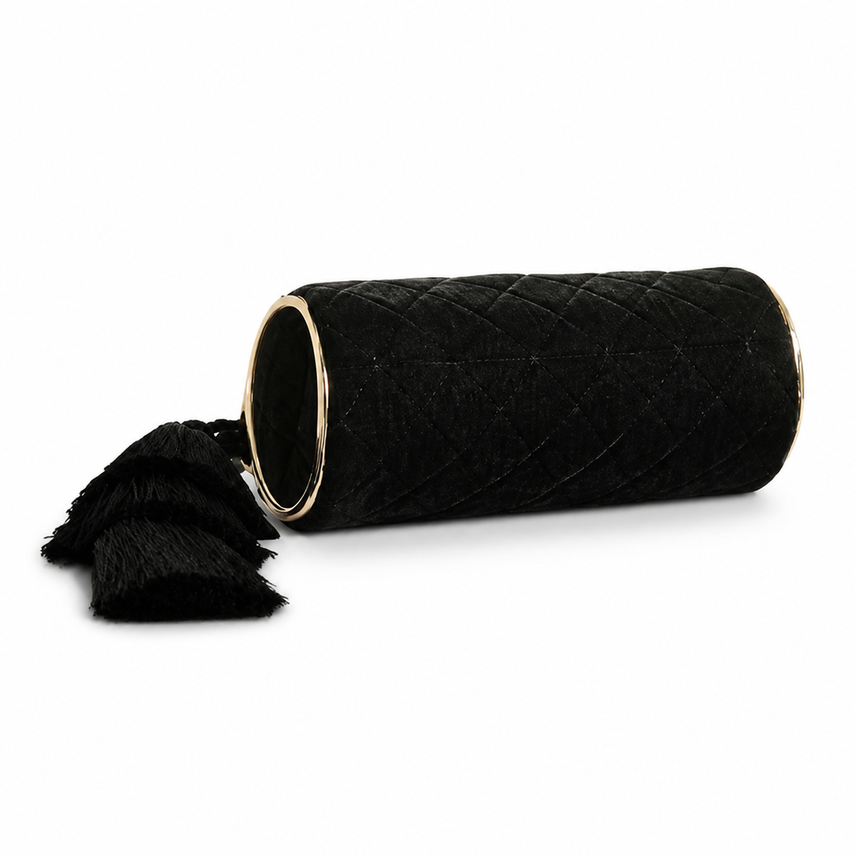 Chanel Black Quilted Cylinder Shoulder Bag