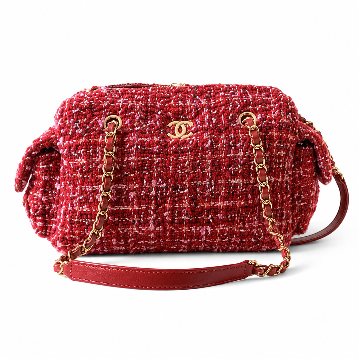Chanel Quilted Leather Chain Handbag