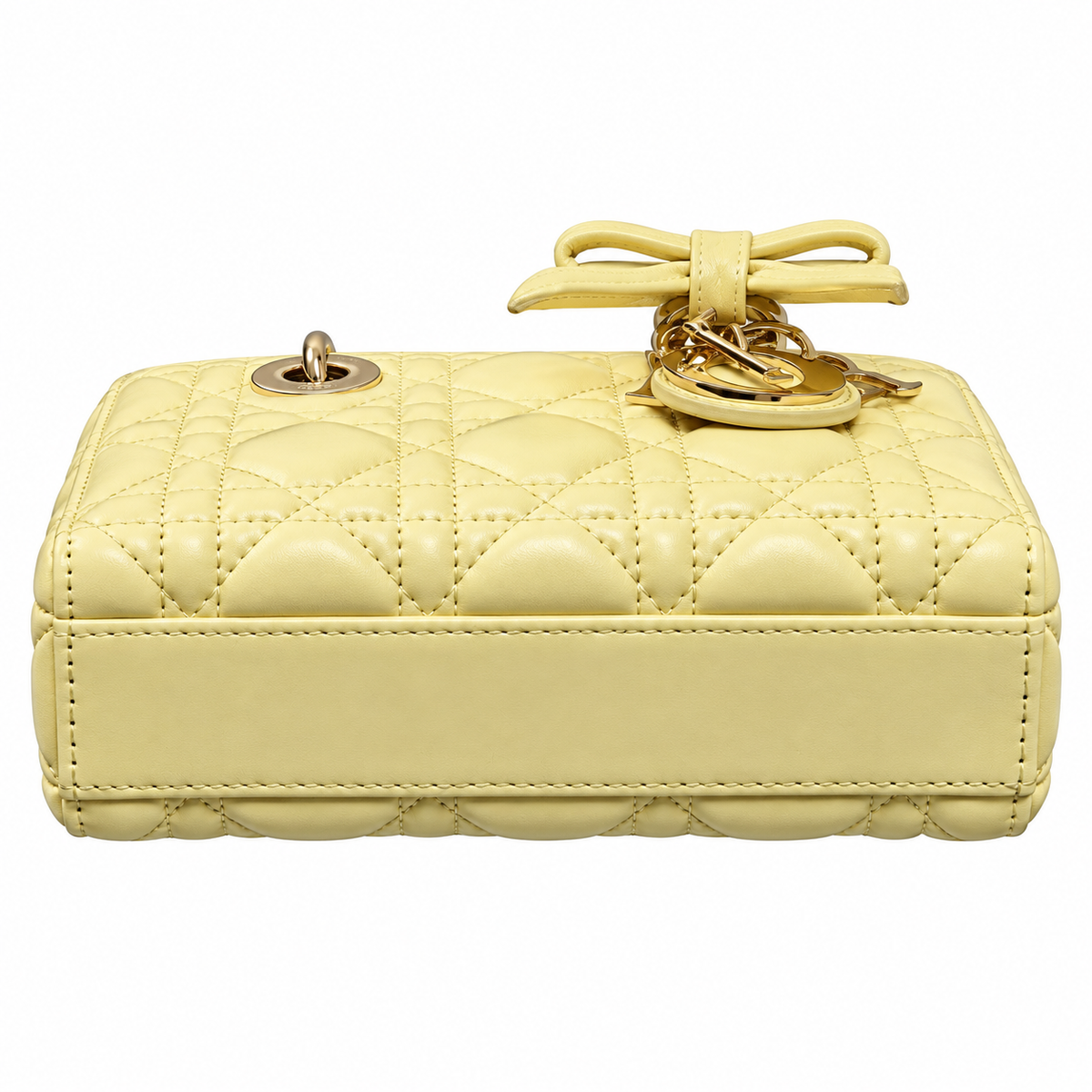 Dior Quilted Cannage Mini Box Bag with Removable Chain Strap