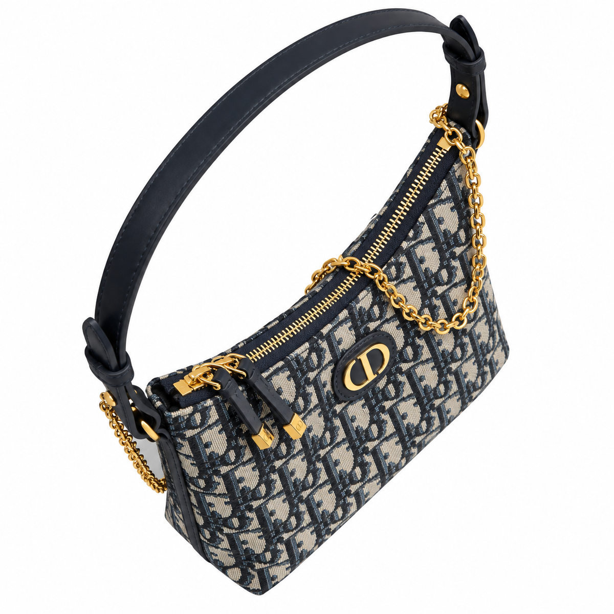 Dior Quilted Cannage Mini Shoulder Bag with Adjustable Strap