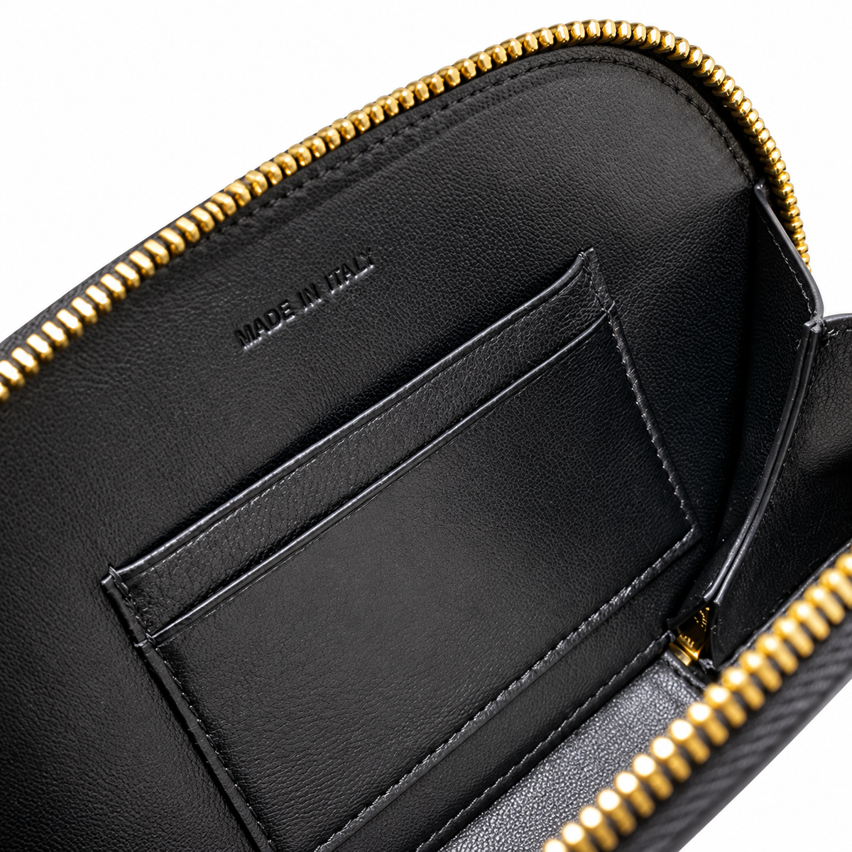 Dior Black Oval CD Embossed Chain Bag