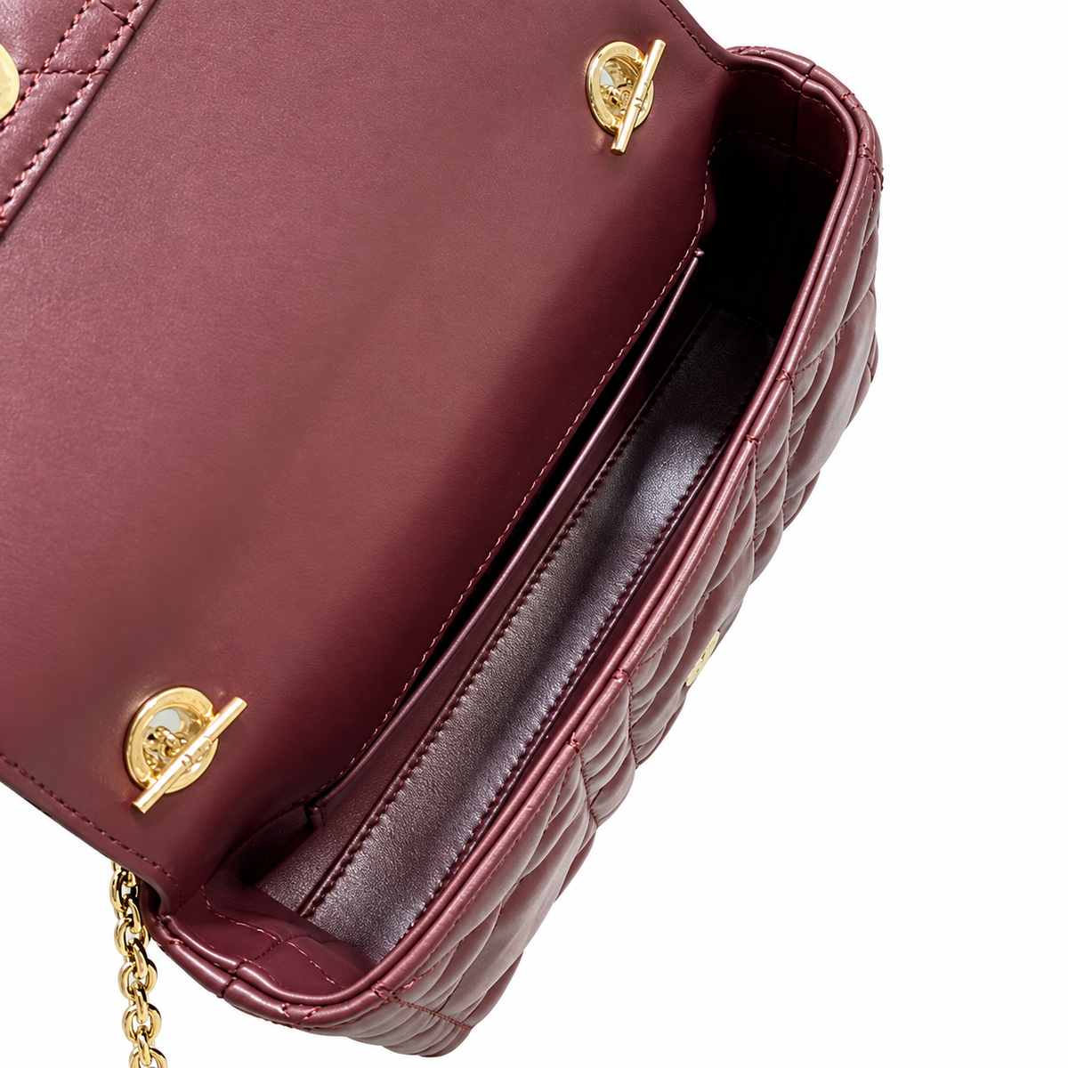 Dior Quilted Cannage Convertible Crossbody Bag with Top Handle