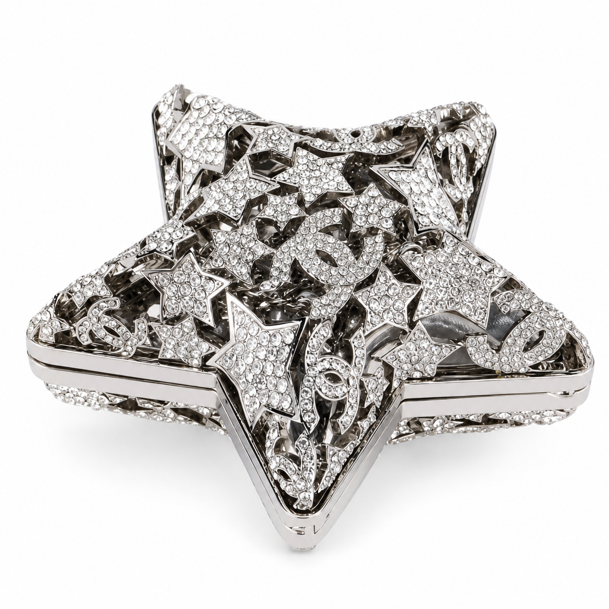 Chanel Crystal Star Clutch