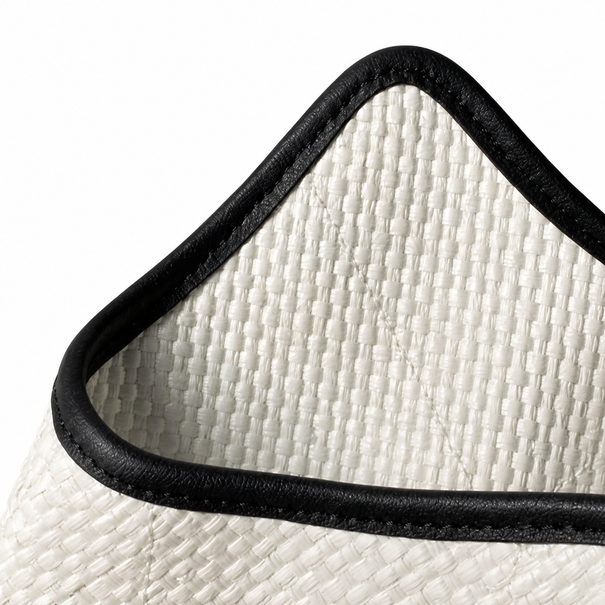 Chanel Quilted Tote Bag with Leather-Woven Chain Strap